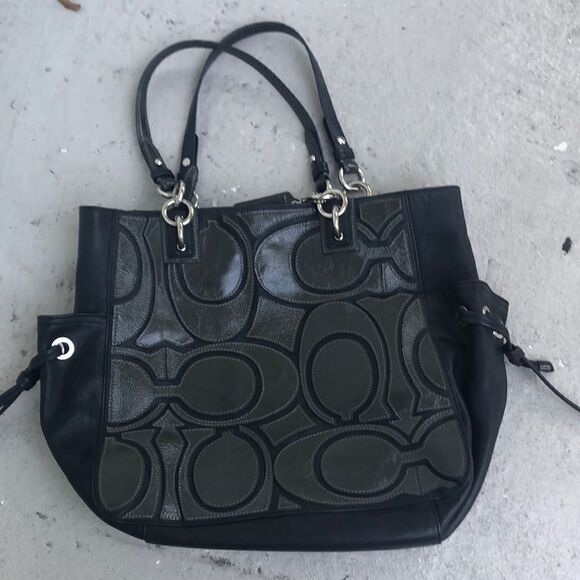 Coach leather bag  - Picture 1 of 8